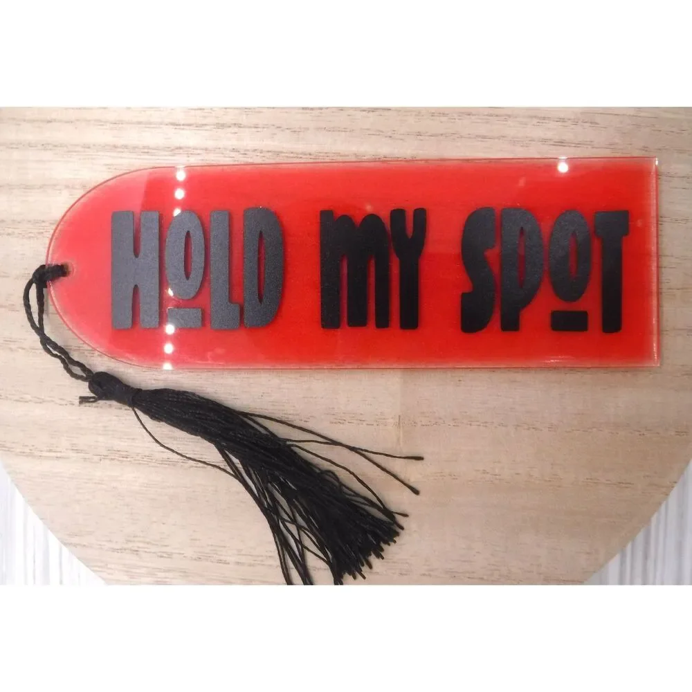 Handmade bookmark red